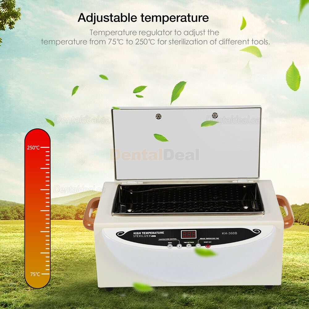 NOVA&reg; KH-360B Dental Dry Heat Sterilizer Medical Vet Tattoo with Digital Display Control